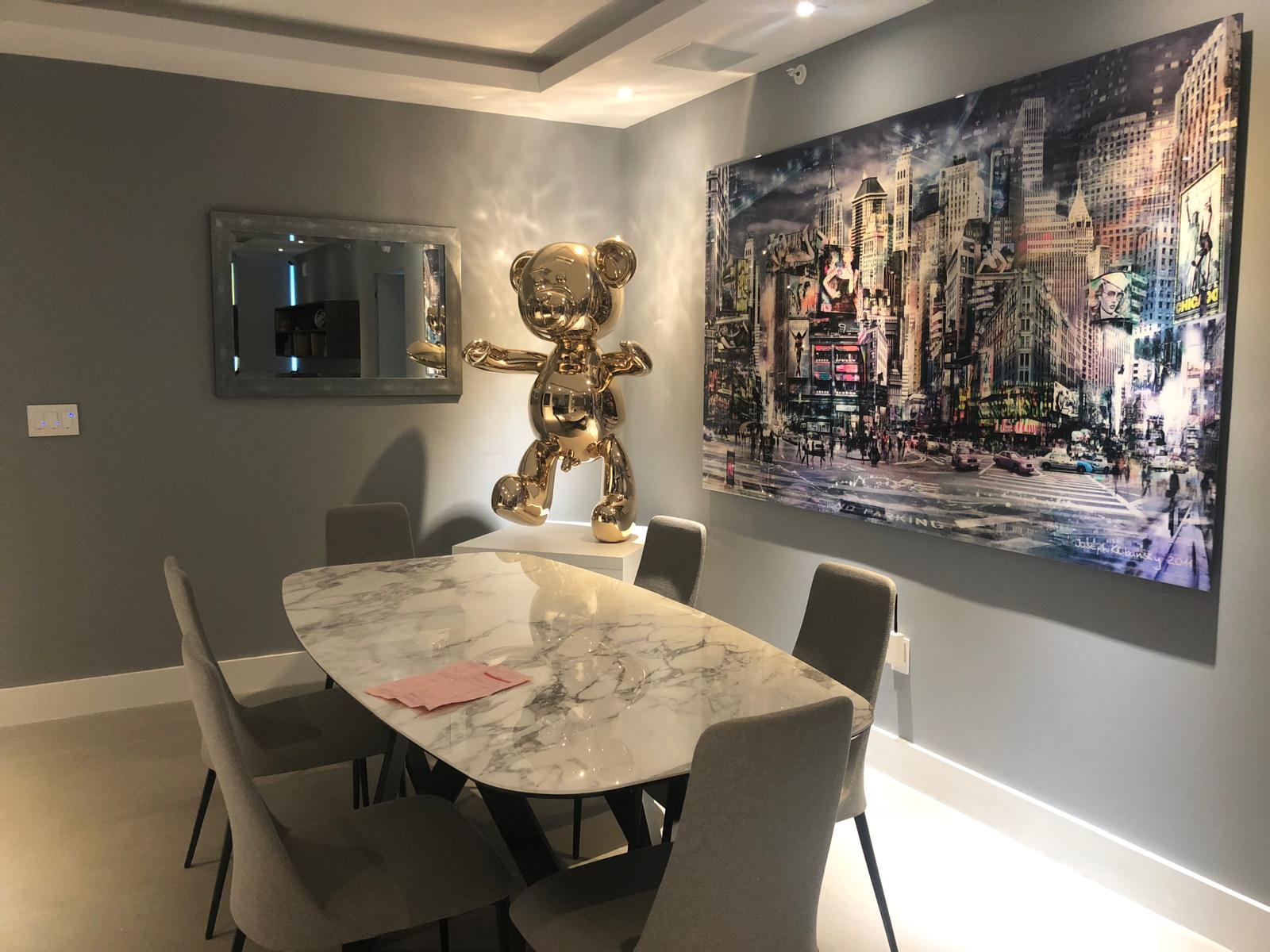 Bare Hug installed in a dining room